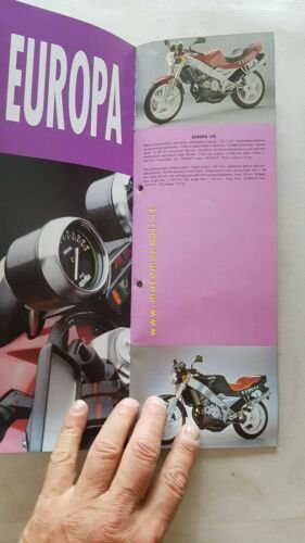 Aprilia catalogo moto tutti modelli 1991 depliant originale production range