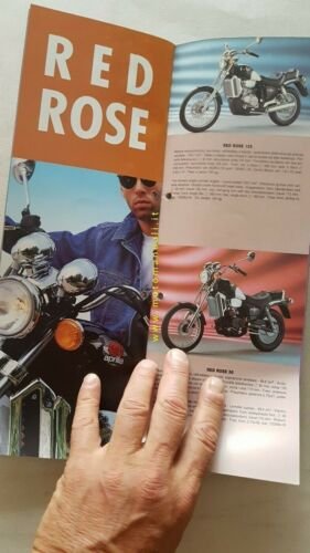 Aprilia catalogo moto tutti modelli 1991 depliant originale production range