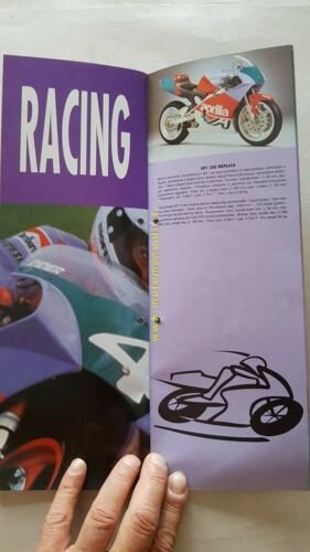 Aprilia catalogo moto tutti modelli 1991 depliant originale production range