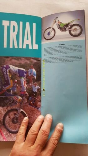 Aprilia catalogo moto tutti modelli 1991 depliant originale production range