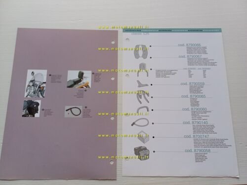 Aprilia Classic 125 2000 catalogo accessori dedicati originale