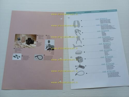 Aprilia Classic 50 - 75 2000 catalogo accessori dedicati originale