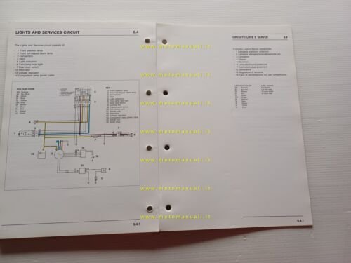 Aprilia Climber manuale officina TELAIO italiano ORIGINALE