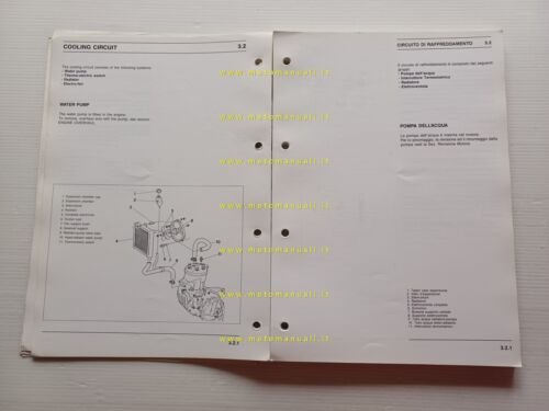 Aprilia Climber manuale officina TELAIO italiano ORIGINALE