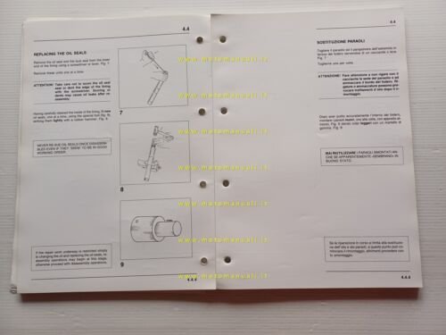 Aprilia Climber manuale officina TELAIO italiano ORIGINALE