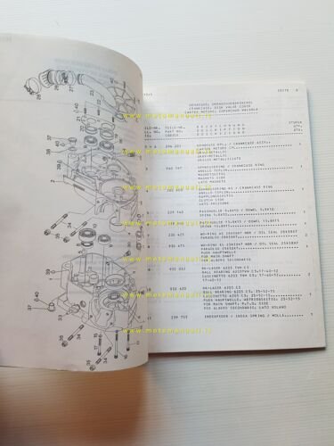 Aprilia Climber TL 242-282 1988 catalogo ricambi Motore Rotax originale