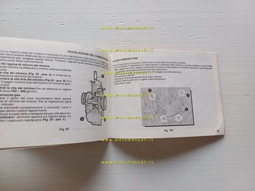 Aprilia Climber Trial 1991 manuale uso manutenzione libretto originale