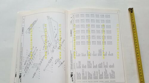 Aprilia Climber Trial 1992 catalogo ricambi TELAIO-FRAME spare parts catalogue