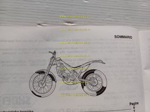 Aprilia Climber Trial manuale uso manutenzione libretto ITALIANO originale