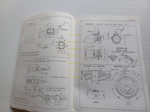 Aprilia Colibrì 50 ABN-A11-R4 1972 Facsimile originale scheda omologazione DGM