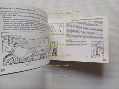 Aprilia ET 50 - ET 50 AE 1986 manuale uso …