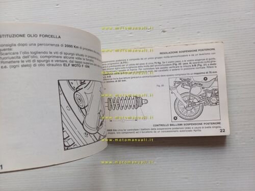 Aprilia ET 50 - ET 50 AE 1986 manuale uso …