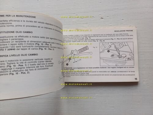 Aprilia ET 50 - ET 50 AE 1986 manuale uso …