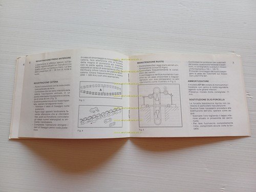 Aprilia ET 50 1a serie manuale uso manutenzione libretto italiano …
