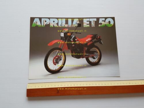 Aprilia ET 50 Enduro 1986 depliant originale italiano