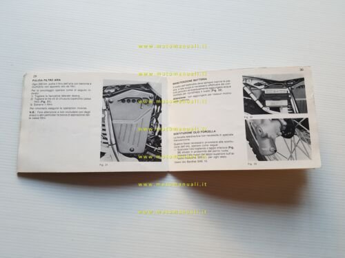 Aprilia ETX 125 1984 manuale uso manutenzione libretto originale