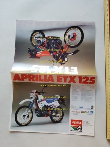 Aprilia ETX 125 1986 depliant originale italiano