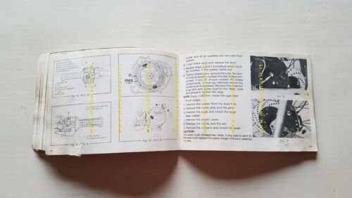 Aprilia ETX 350 1986 manuale uso manutenzione libretto originale owner's …