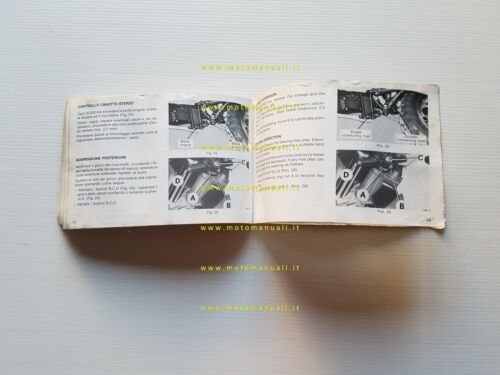 Aprilia ETX 600 - 350 manuale uso manutenzione libretto originale