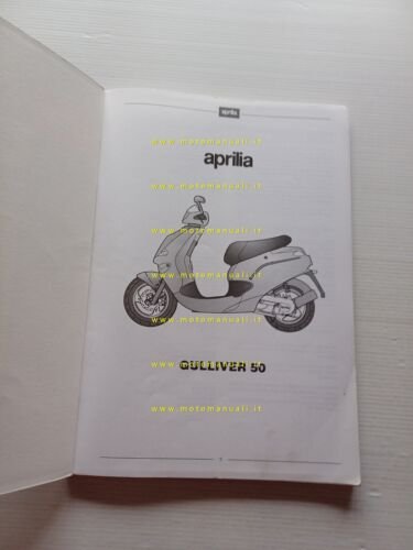 Aprilia Gulliver 50 1995-1997 manuale officina TELAIO italiano ORIGINALE