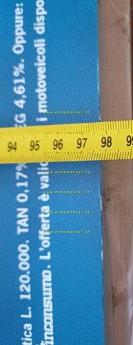 Aprilia Gulliver 50 1996-97 manifesto poster concessionario Italiano originale