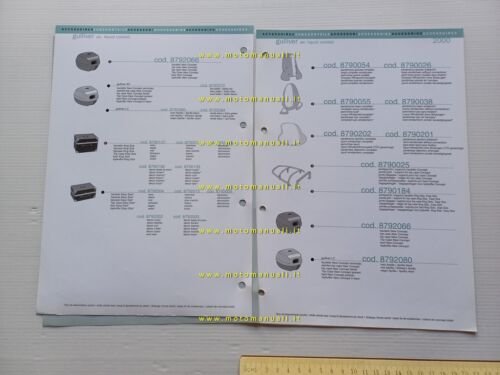 Aprilia Gulliver 50 scooter 2000 catalogo accessori dedicati originale