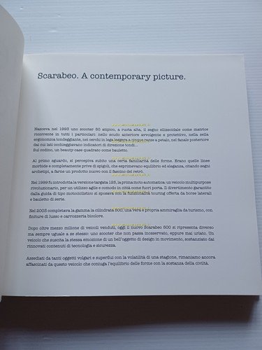 Aprilia Hello Scrabeo 500 2004 circa volume cartella stampa originale …