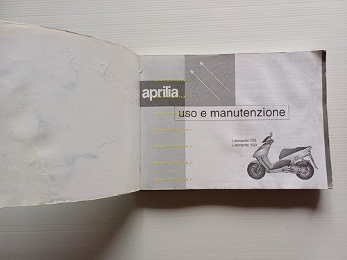 Aprilia Leonardo 125 - 150 1998 manuale uso manutenzione libretto …