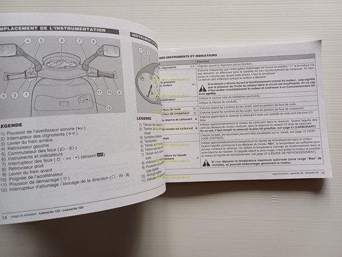 Aprilia Leonardo 125 - 150 1998 manuale uso manutenzione libretto …