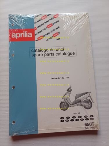 Aprilia Leonardo 125-150 1996-1998 catalogo ricambi TELAIO originale vers. 06