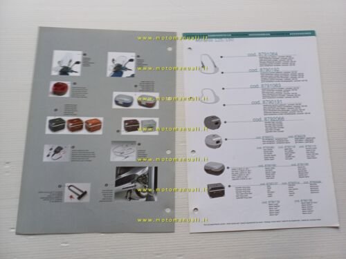 Aprilia Leonardo 125-150 2000 catalogo accessori dedicati originale