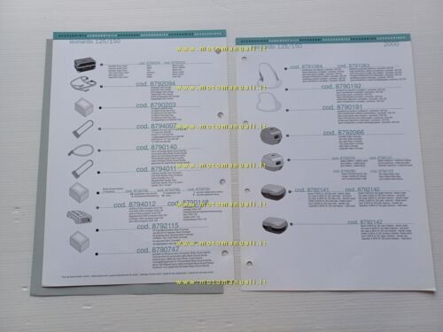 Aprilia Leonardo 125-150 2000 catalogo accessori dedicati originale
