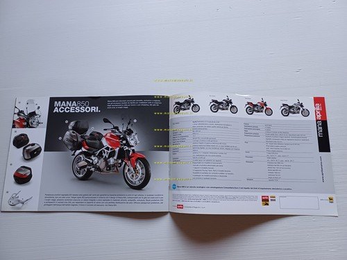 Aprilia Mana 850 2007 depliant italiano originale