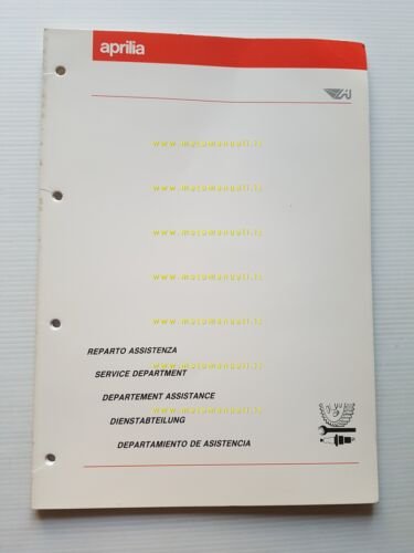 Aprilia Manuale Officina impianti elettrici anni 80 italiano originale
