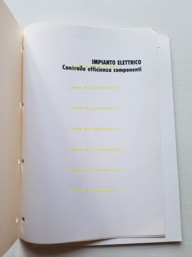 Aprilia Manuale Officina impianti elettrici anni 80 italiano originale