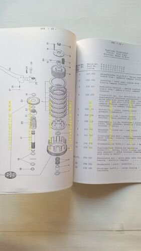 Aprilia MC GS 125 1985 catalogo ricambi MOTORE 127 engine …