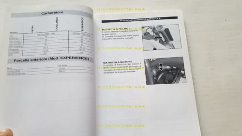Aprilia Mini RX 50 2003 manuale uso manutenzione originale owner's …