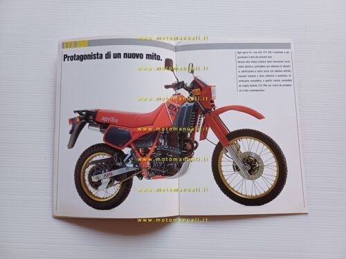 Aprilia modelli ETX 125 350 600 1985 depliant originale italiano