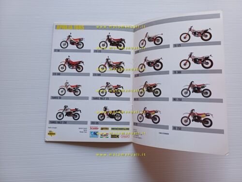 Aprilia modelli ETX 125 350 600 1985 depliant originale italiano