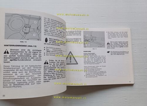 Aprilia Mot 650 1995 manuale uso manutenzione libretto istruzioni ORIGINALE