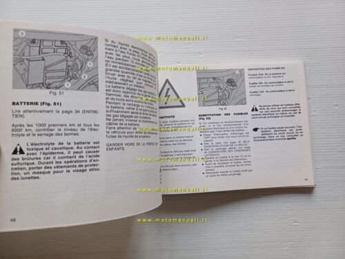 Aprilia Mot 650 1995 manuale uso manutenzione libretto istruzioni ORIGINALE