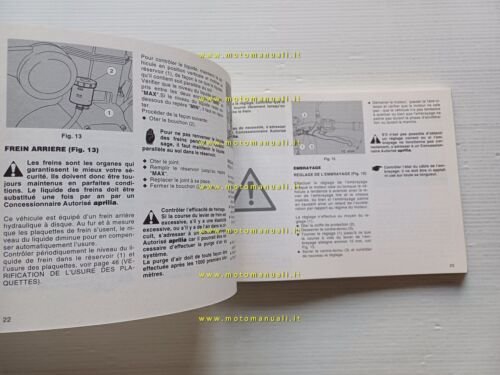 Aprilia Mot 650 1995 manuale uso manutenzione libretto istruzioni ORIGINALE