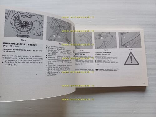 Aprilia Mot 650 1995 manuale uso manutenzione libretto istruzioni ORIGINALE