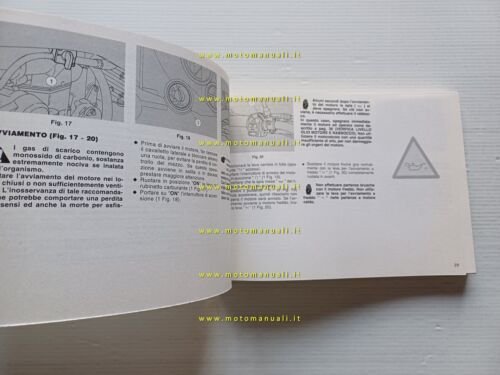 Aprilia Mot 650 1995 manuale uso manutenzione libretto istruzioni ORIGINALE