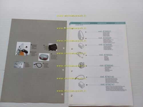 Aprilia Mot 650 2000 catalogo accessori dedicati originale