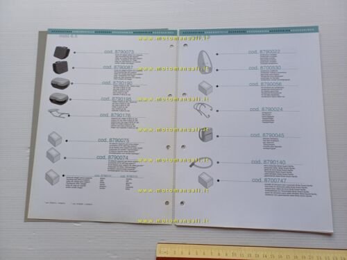 Aprilia Mot 650 2000 catalogo accessori dedicati originale
