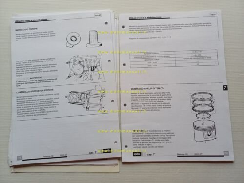 Aprilia MOTORE 100 4t 2001 catalogo ricambi originale