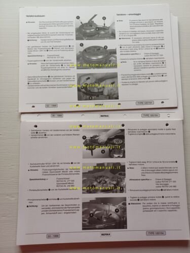 Aprilia MOTORE 125-150 2t Leonardo 1999 manuale officina italiano ORIGINALE