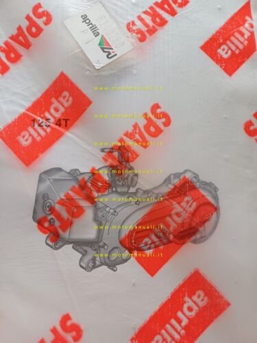 Aprilia MOTORE 125 4t scooter manuale officina italiano ORIGINALE
