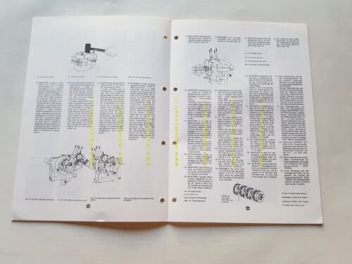 Aprilia Motore 50 manuale officina Italiano Inglese Francese Tedesco